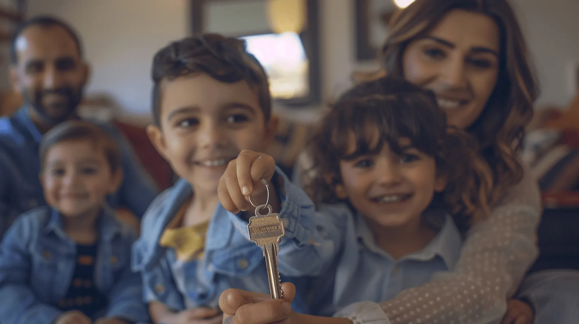 Halal refinancing — Australian Muslim family outside their refinanced home